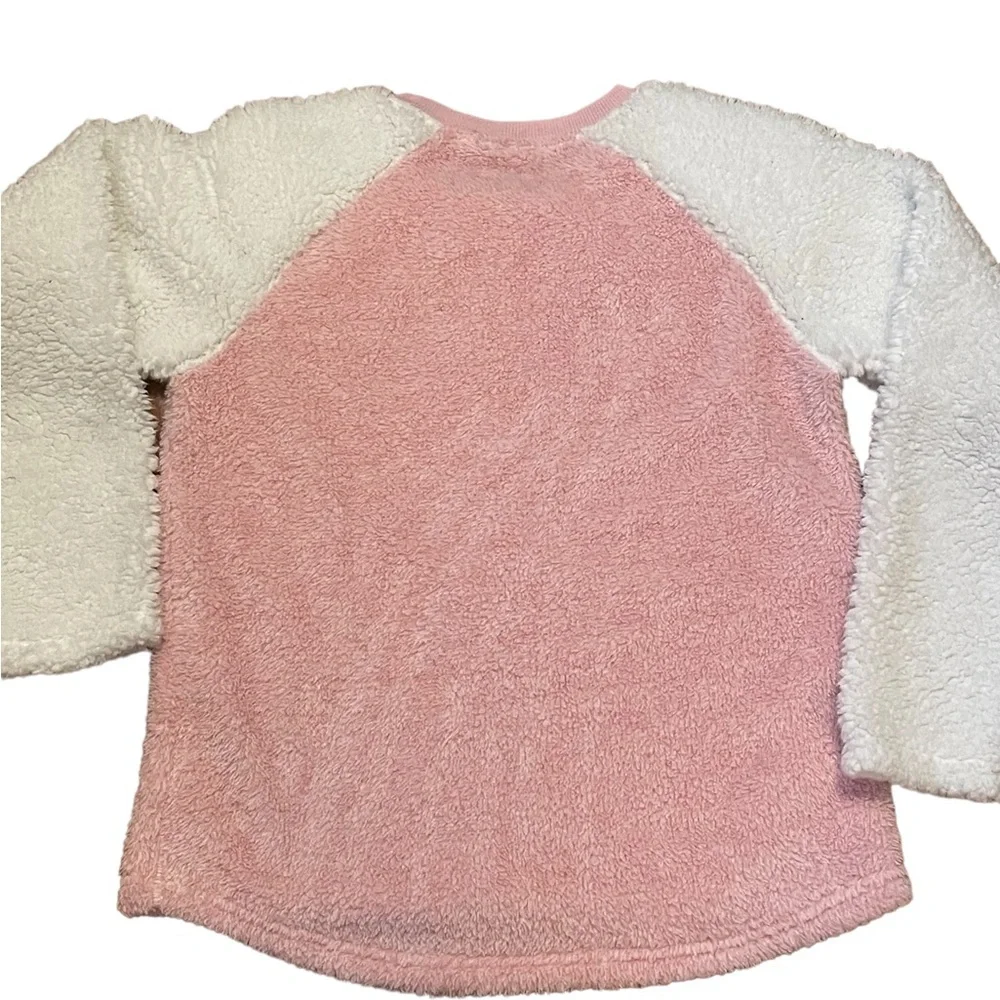 Jaclyn Intimates 2 piece fleece pink pj's,‎ animal motif